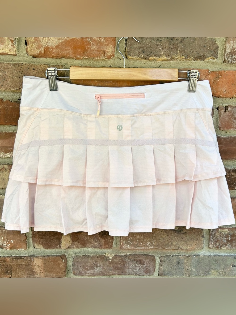 Lululemon (RARE) Blush Quartz Pace Setter Tennis Skirt Size 10 Skort